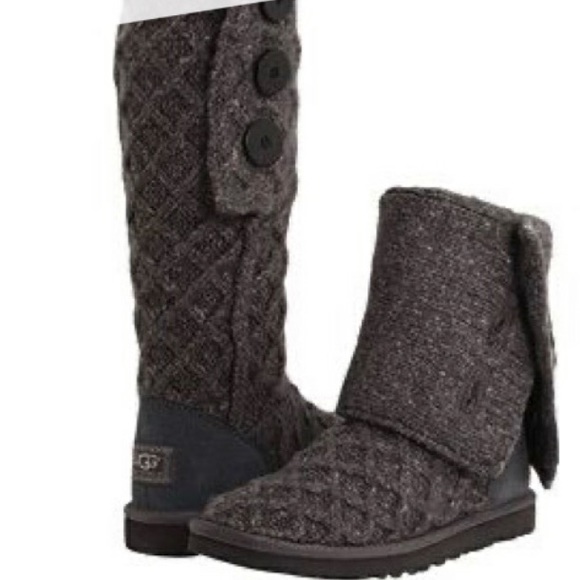 ugg lattice cardy knit boot